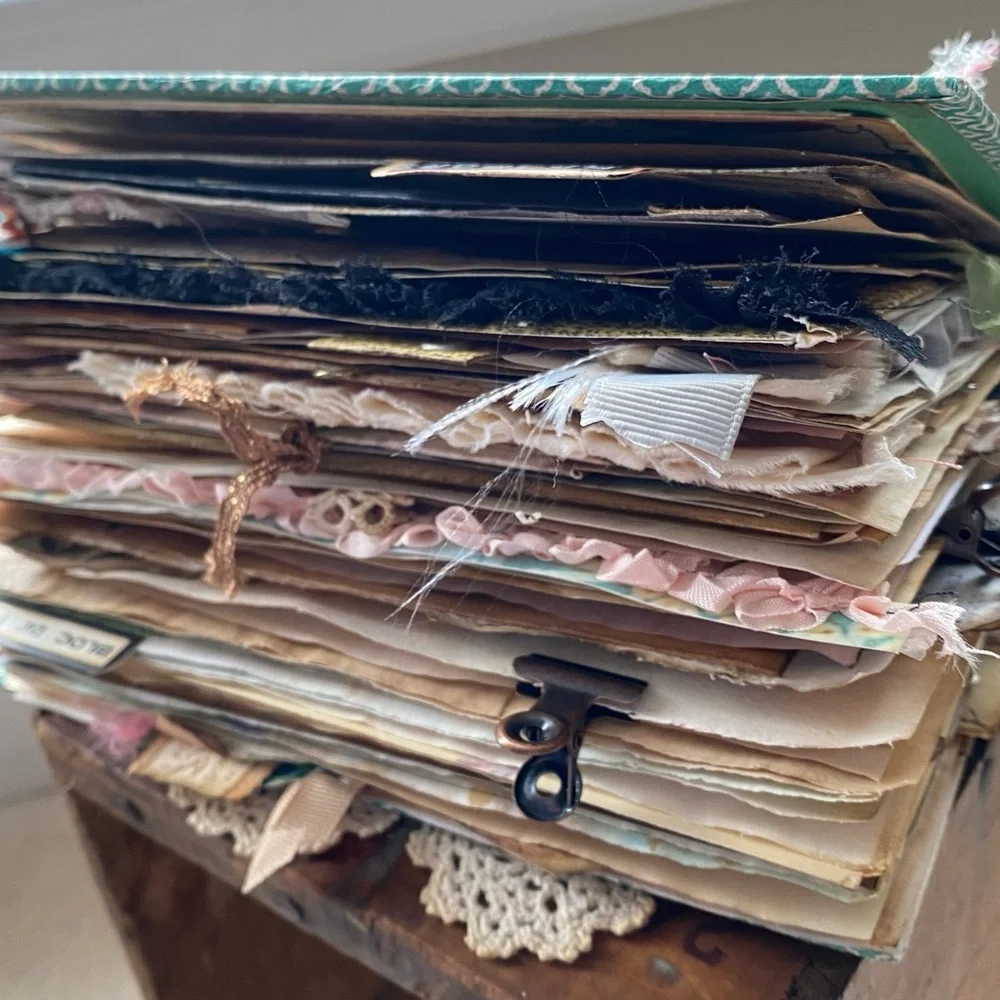 🆕 Handmade Travelers Notebook Junk Journal - Diary of an Edwardian Lady
